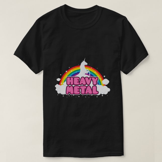 Gran camiseta clásica de unicornio Metalizado.png (Diseño del anverso)