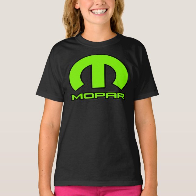 Gran Camiseta Clásica Lime Green M Mopar Automovia (Anverso)