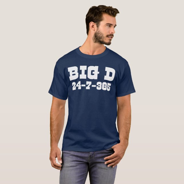 Gran camiseta D 24-7-365 - Para los aficionados al (Anverso completo)