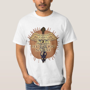 Gran camiseta de enfermera pediátrica