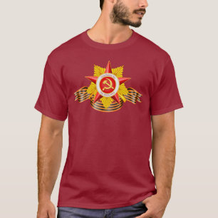 Gran camiseta de hombres de guerra patriótica