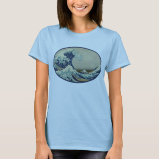 Gran camiseta de la onda de Hokusai
