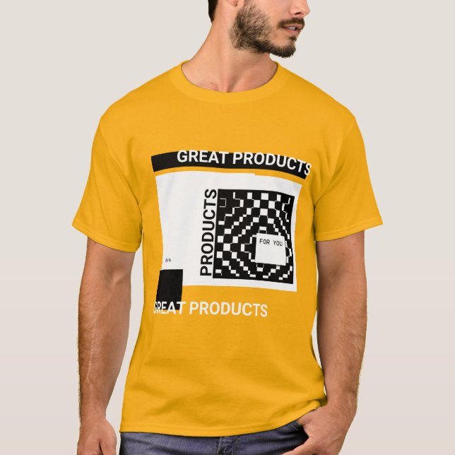 gran camiseta de los productos (Anverso)
