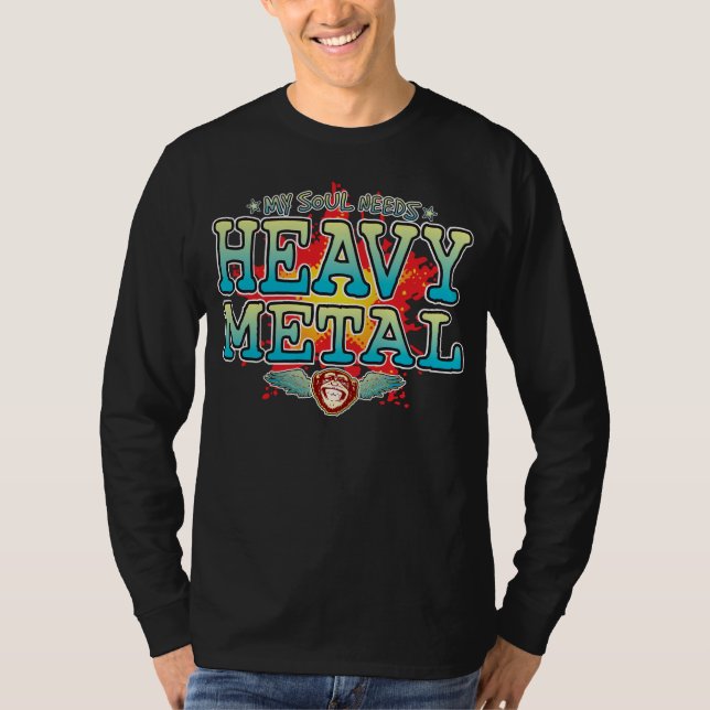 Gran camiseta de manga larga de alma Metalizado (Anverso)