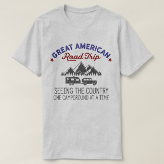Gran camiseta de viaje por carretera estadounidens