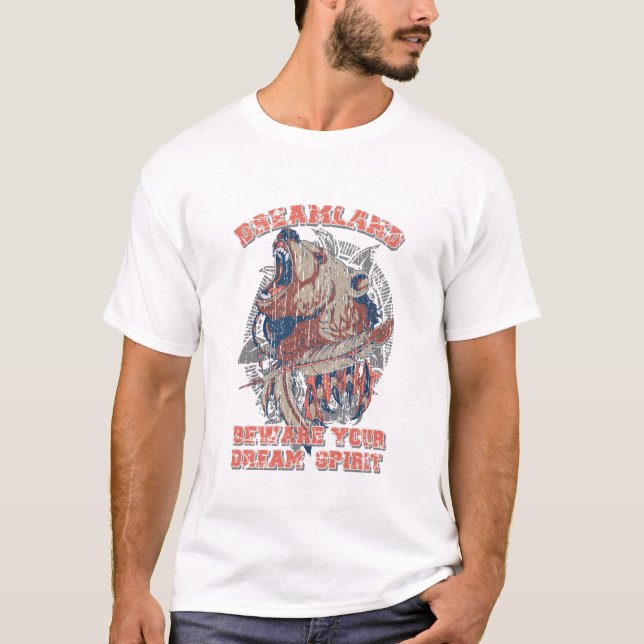 Gran camiseta del diseño del lobo (Anverso)
