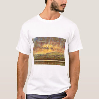 Gran camiseta del Sunrise del Lago Sacandaga