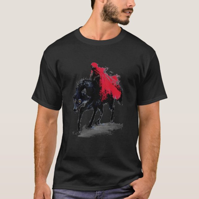 Gran camiseta esencial del lobo malo (Anverso)