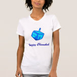 Gran camiseta ligera Dreidel<br><div class="desc">¡Un gran escurrimiento azul recuerda a todos que la fiesta de las luces está aquí! Feliz Chanukah</div>