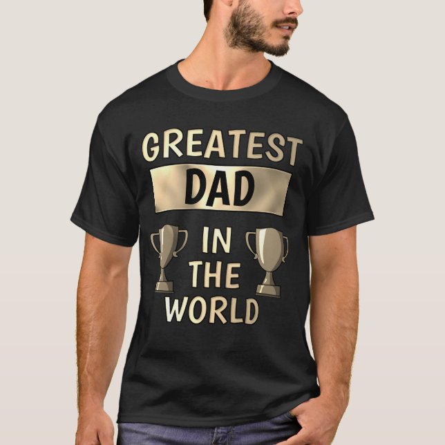Gran camiseta personalizada de papá (Anverso)