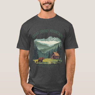 Gran Camiseta Vintage del Parque Nacional Great Sm