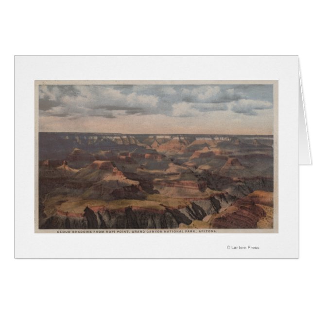 Gran Cañón, Arizona - Nube Sombras de Hopi 2 (Anverso (Horizontal))