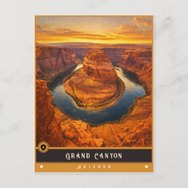 Gran Cañón Arizona | Tarjeta Postal Antigua