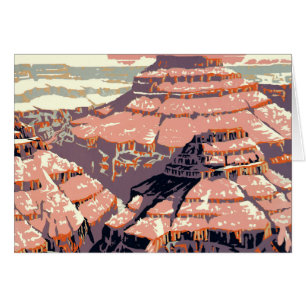 Gran Cañón de arte gráfico occidental americano