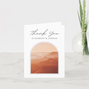 Gran Cañón Foto en blanco Tarjeta de agradecimient