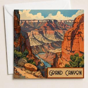 Gran Cañón Vintage Paisaje del Suroeste
