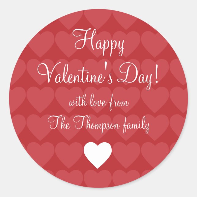 Gran cantidad de Pegatinas de regalos de amor (Anverso)