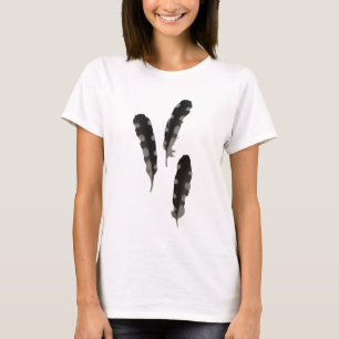Gran Carpintero con manchas Feathers Camiseta