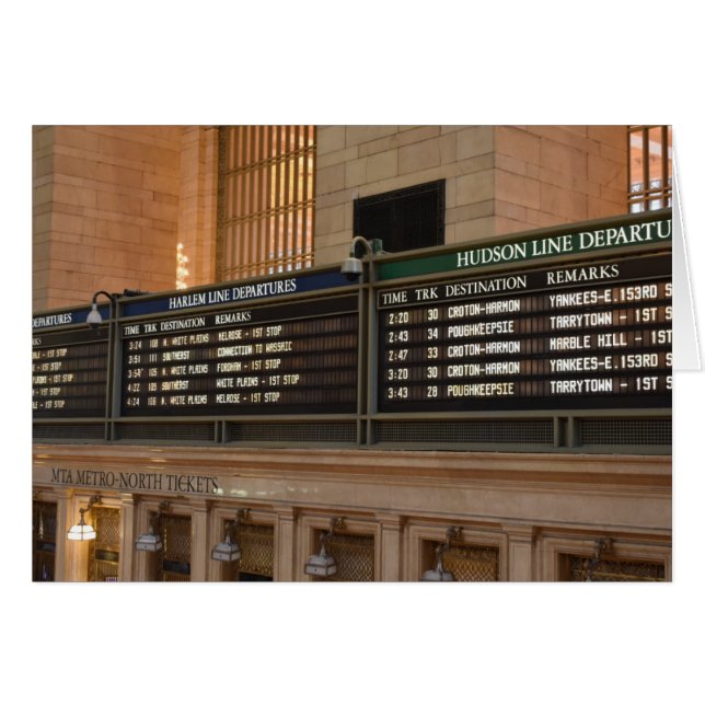 Gran Central Hudson Harlem Sale de la NYC (Anverso (Horizontal))