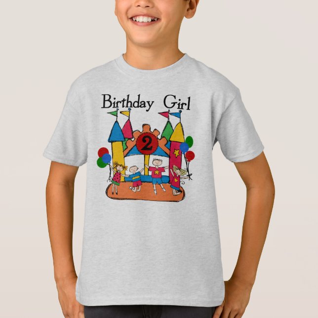 Gran Chica  2º cumpleaños camisetas y regalos (Anverso)