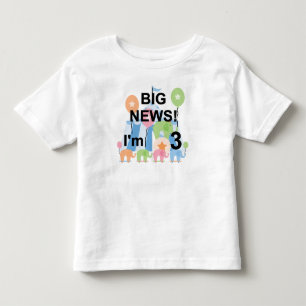 Gran Circo de Noticias Tercer Camisetas de Cumplea