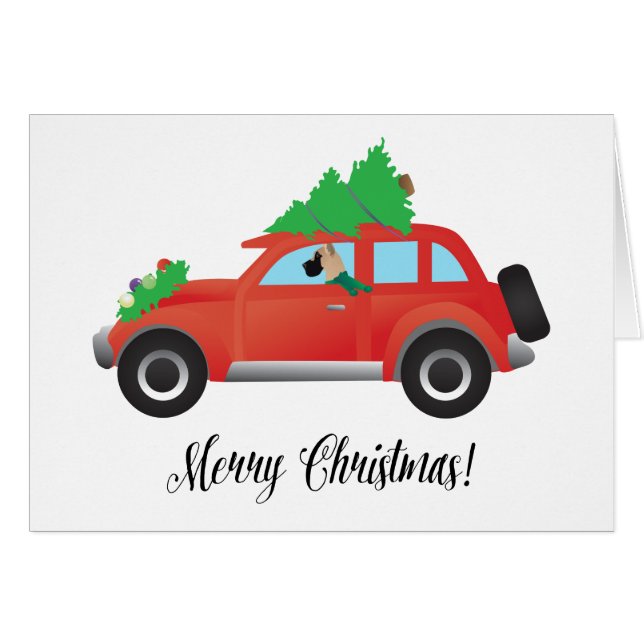 Gran coche de conducción de perro danés - Árbol ar (Anverso (Horizontal))