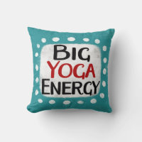 Gran Cojín decorativo de energía del yoga