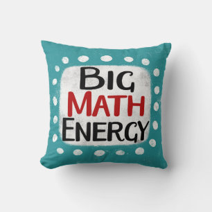Gran Cojín decorativo de energía matemática