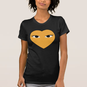 Gran Corazón Cutáneo con Ojos Camiseta