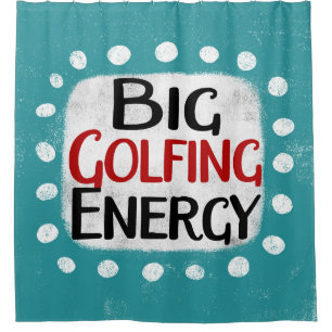 Gran Cortina de ducha de energía de golf