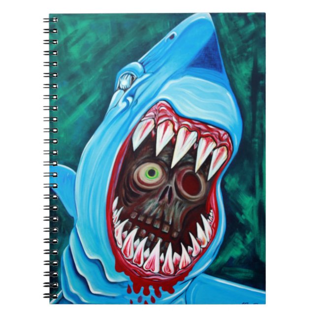 Gran cuaderno del tiburón blanco (Frente)