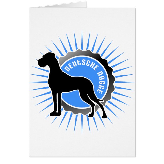 Gran Danés azul estrella (Frente)