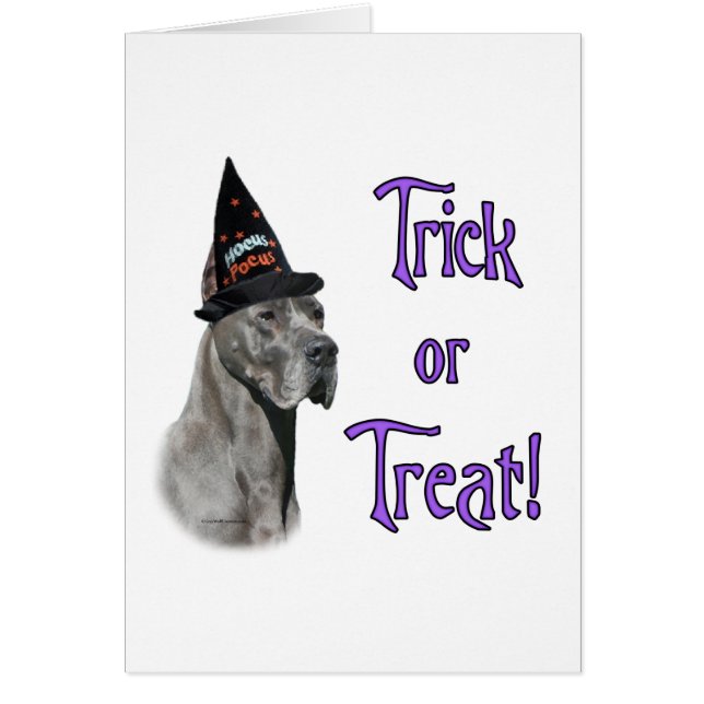 Gran danés (azul) Trick (Frente)