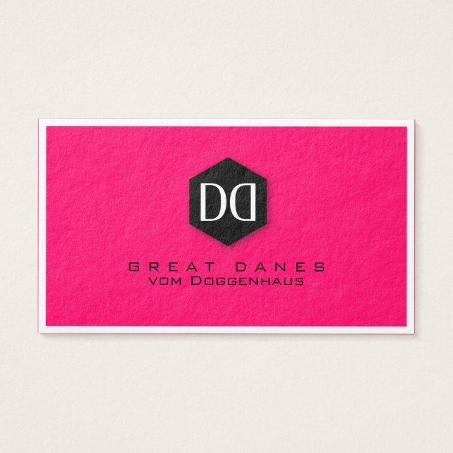 Gran Danés Identidad DD (Frente)