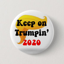 ¡GRAN DÍA DEL PELO! ¡GUARDE EN EL BOTÓN DE TRUMPIN