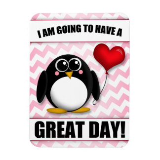 Gran Día - Pensamiento positivo del imán pingüino 