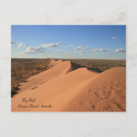 Gran duna de arena roja, Australia - postal