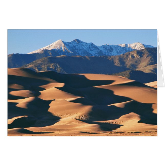Gran Dunes de Arena NP en la tarjeta Sunset Blank (Anverso (Horizontal))