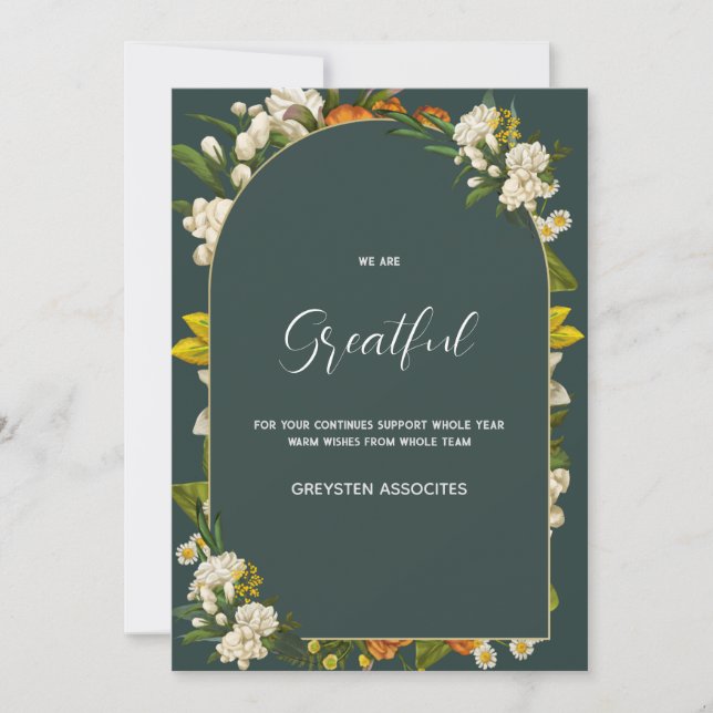 Gran Elegante logo comercial de guiones tarjetas d (Anverso)