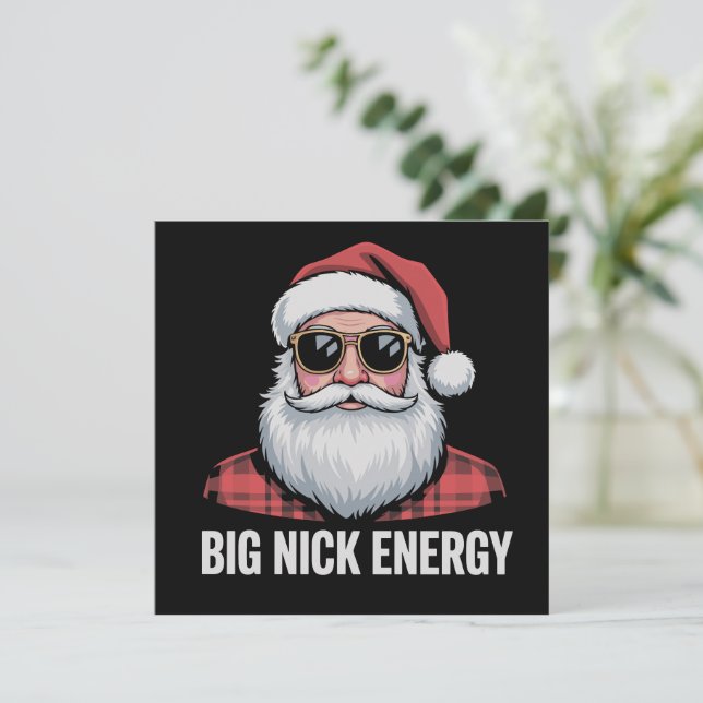 Gran Energía de Nick Navidad Gafas de sol de Santa (Anverso de pie)