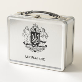 Gran Escudo de Armas de Ucrania Arte Monocromo Ref