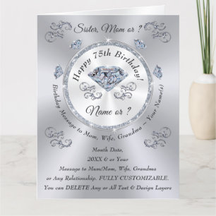 Gran Esposa, Mamá, Tarjeta de Cumpleaños de la Her