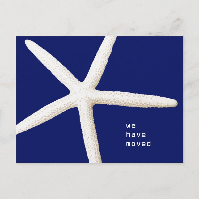 Gran Estrella de Mar Tarjeta Postal Personalizada  (Anverso)