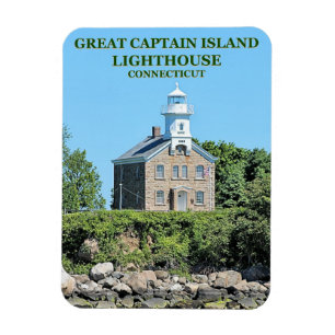 Gran faro de la isla del capitán, imán fotográfico