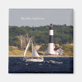 Gran faro de Sable y imán de barco