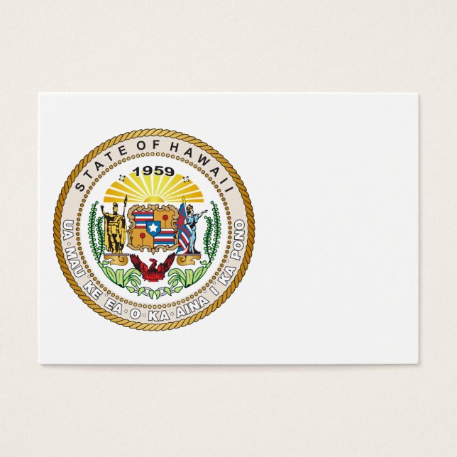 Gran foca del estado de Hawaii (Frente)