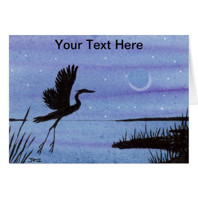 Gran garza azul (Anverso (Horizontal))