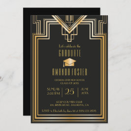 Gran Gatsby inspiró la tarjeta de la fiesta de