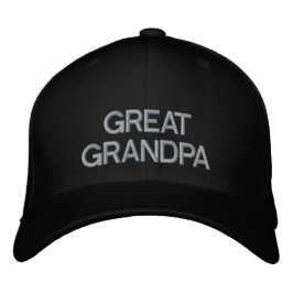Gran gorra bordada del abuelo