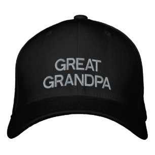 Gran gorra bordada del abuelo